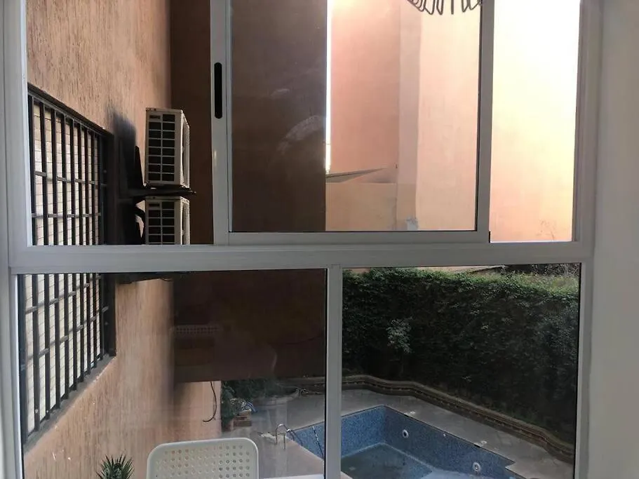 Appartement Center De Gueliz Avec Piscine 马拉喀什 0*,