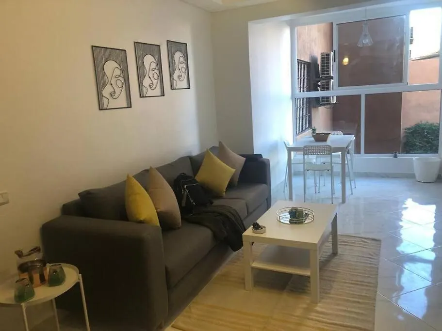 Appartement Center De Gueliz Avec Piscine 马拉喀什 摩洛哥